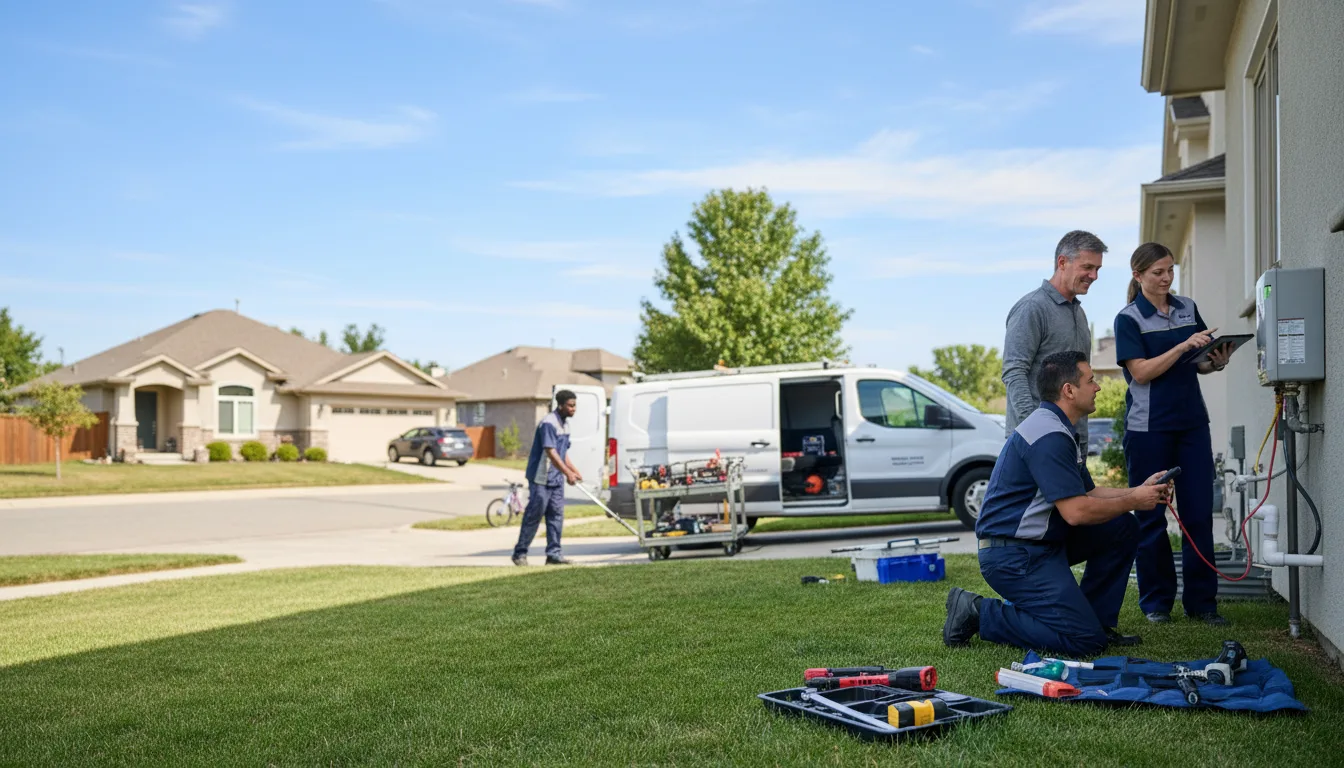 Tankless water heater service in Tilton, IL